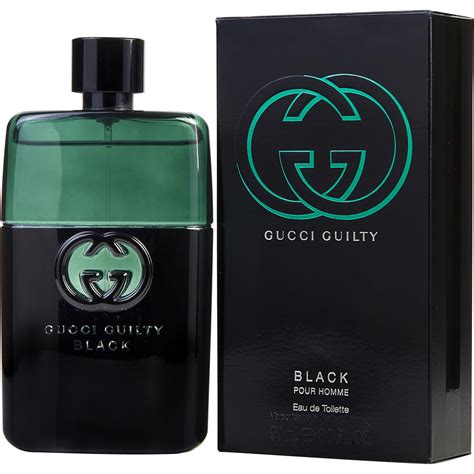 gucci black aftershave 90ml|gucci guilty black barbati.